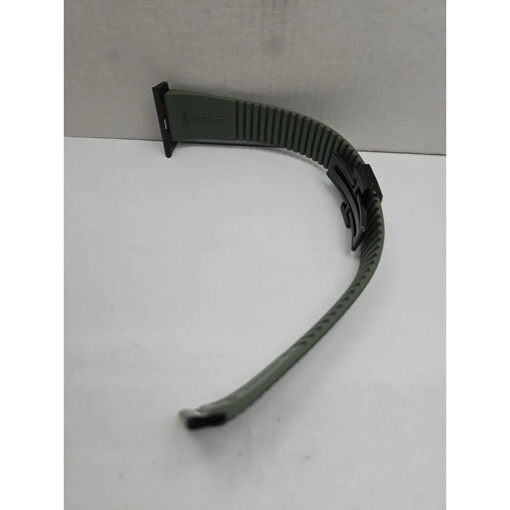 SEURE GR Modern Upgraded Apple Watch Band 49MM Green Black FKM fluoroelastomer